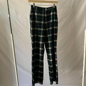 Brandy Melville - John Galt Plaid Green Checkerboard Pants